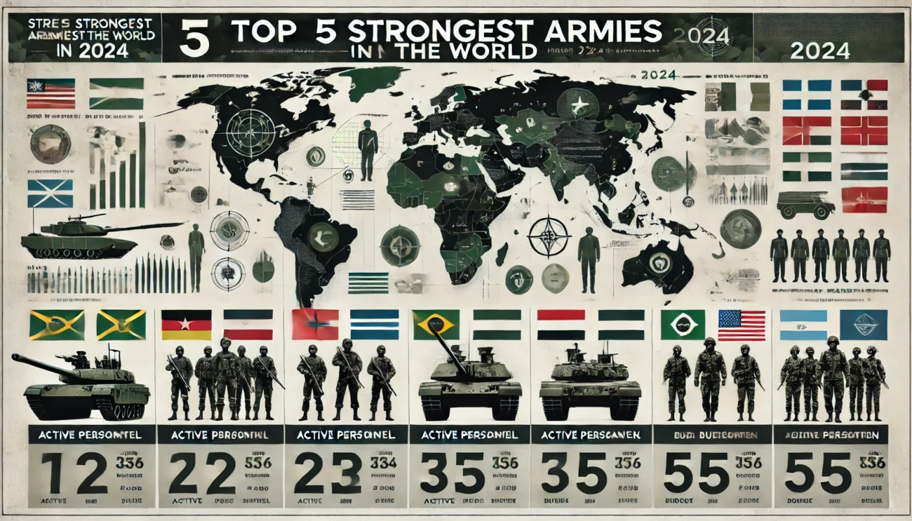 Top 5 Strongest Armies in the World in 2024